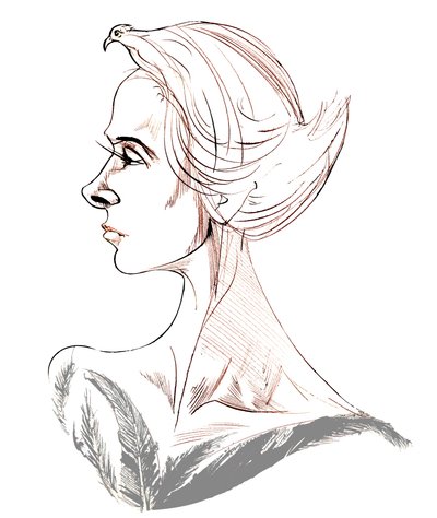 Tippi Hedren - caricature of American actress, born 1935 by Neale Osborne